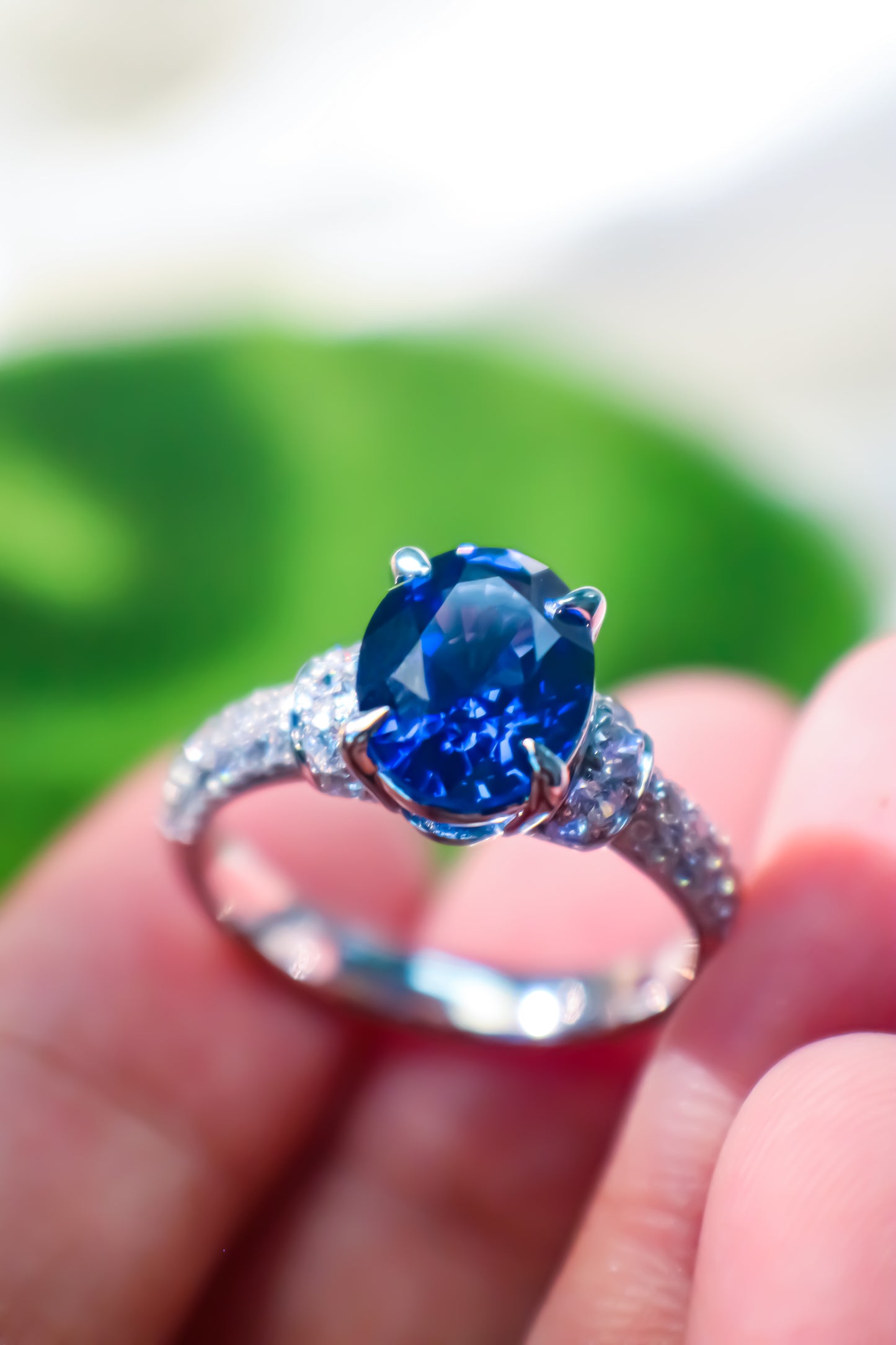 Me-Lab Grown Sappire Ring