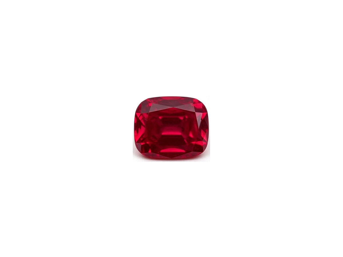 RUCU005 · Pigeon Blood Ruby · Cushion · 7*8 mm · 2.6 ct