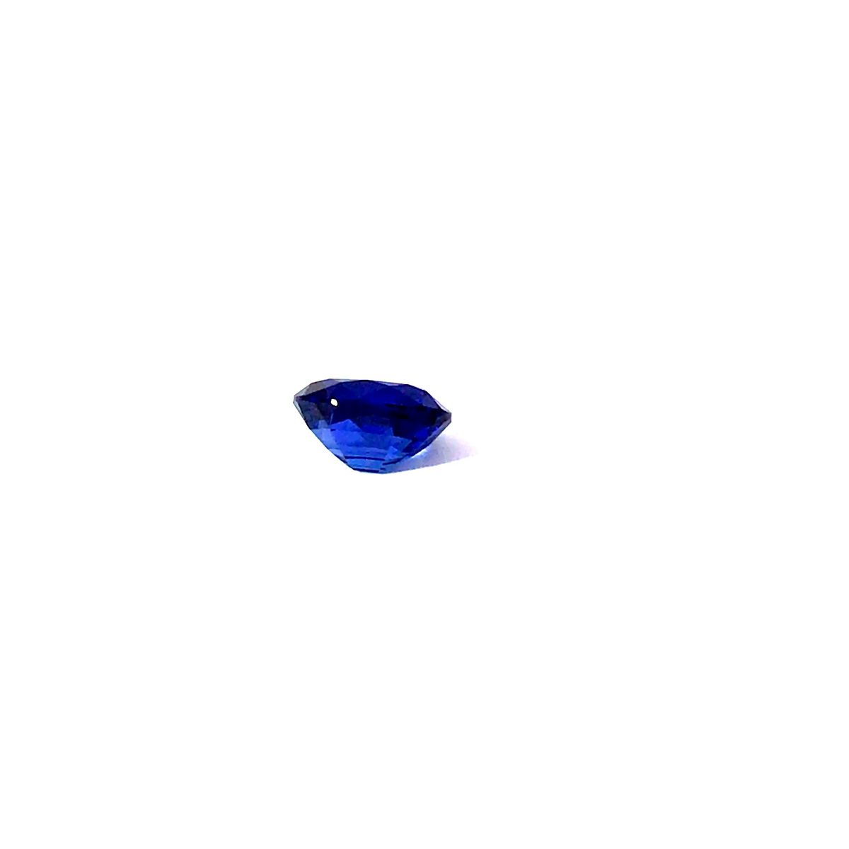 Lab Grown Oval-Shaped Royal Blue Sapphire
