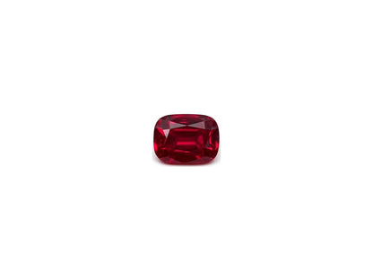 RUCU001 · Pigeon Blood Ruby · Cushion · 5*6.5 mm · 1.22 ct